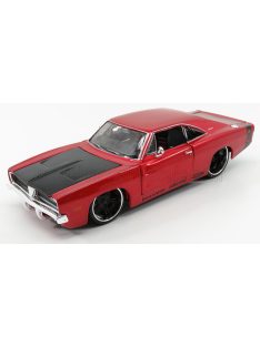 Maisto - DODGE CHARTGER R/T COUPE 1969 RED MET BLACK