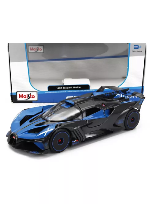 Maisto - BUGATTI BOLIDE W16 8.0 FOUR-TURBO 1850hp 500km/h 2020 BLUE BLACK