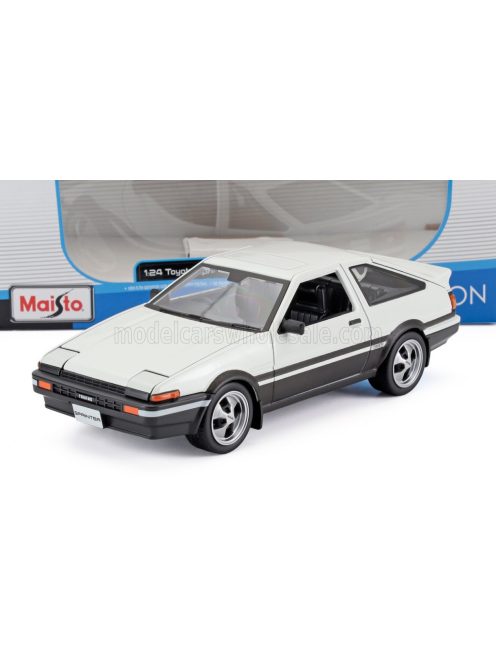 Maisto - TOYOTA SPRINTER TRUENO AE86 1979 WHITE BLACK