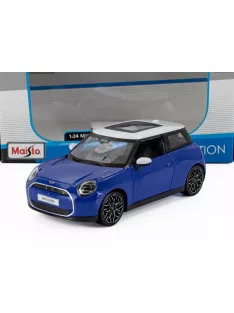 Maisto - MINI COOPER SE (J01) 2024 BLUE WHITE