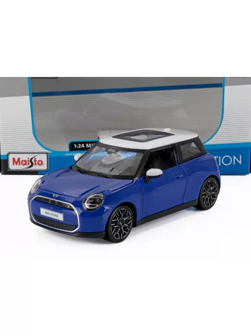 Maisto - MINI COOPER SE (J01) 2024 BLUE WHITE