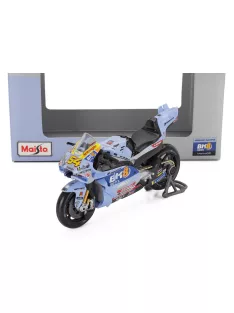   Maisto - DUCATI DESMOSEDICI GP25 TEAM GRESINI RACING N 54 MOTOGP SEASON 2025 FERMIN ALDEGUER LIGHT BLUE