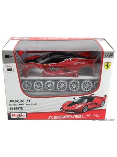   Maisto - Ferrari Fxx-K N 10 Abu Dhabi 2014 Red Silver Grey Met