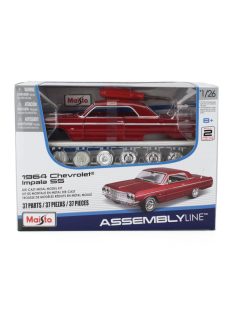 Maisto - CHEVROLET IMPALA SS 1964 RED MET