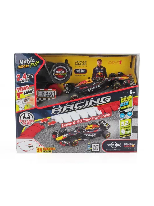 Maisto - RED BULL F1 RB20 TEAM ORACLE RED BULL RACING N 1 WORLD CHAMPION SEASON 2024 MAX VERSTAPPEN BLUE YELLOW RED