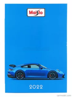   Maisto - Catalogo Maisto Catalogue 2022 Edition - 92 Pagine - Pages Light Blue