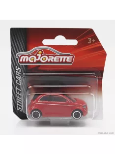 Majorette - Fiat 500E Electric Car Cabriolet Open 2020 Red