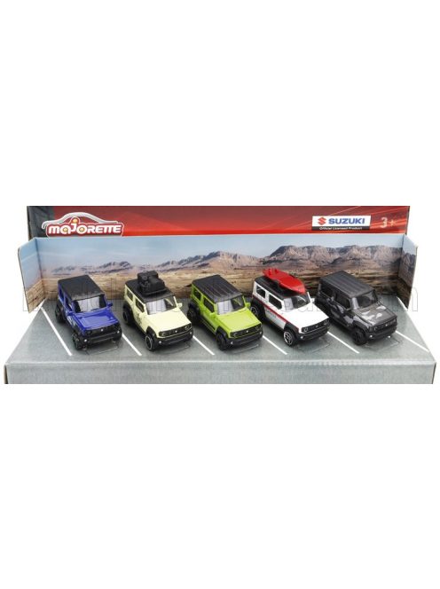 Majorette - SUZUKI SET 5X JIMNY JB74 2018 VARIOUS