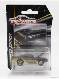   Majorette - Dodge Charger R/T N 67 Coupe 1969 Matt Black Gold