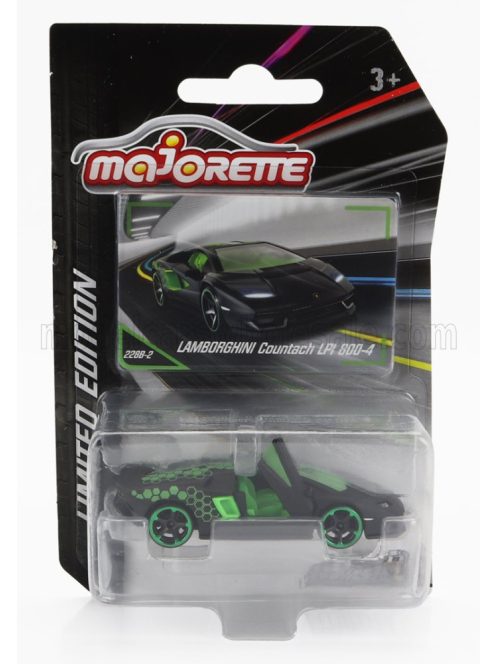 Majorette - LAMBORGHINI COUNTACH LPi 800-4 2021 BLACK GREEN