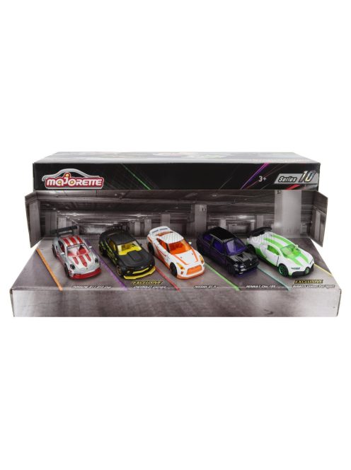 Majorette - PORSCHE SET 5X 911 992 GT3 CUP - CHEVROLET CAMARO - NISSAN GT-R - RENAULT CLIO 16V - BUGATTI CHIRON PUR SPORT VARIOUS