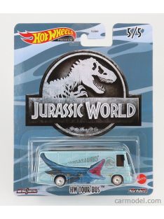   Mattel Hot Wheels - Truck Hw Tour Autobus - Jurassic World Light Blue Met
