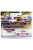 Mattel Hot Wheels - CHEVROLET SILVERADO 3500 PICK-UP WITH TRAILER CAR TRANSPORTER + CHEVROLET NOVA 1963 WHITE RED BLUE