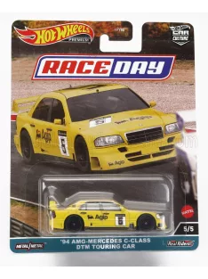   Mattel Hot Wheels - MERCEDES BENZ C-CLASS AMG N 5 DTM TOURING CAR 1994 YELLOW
