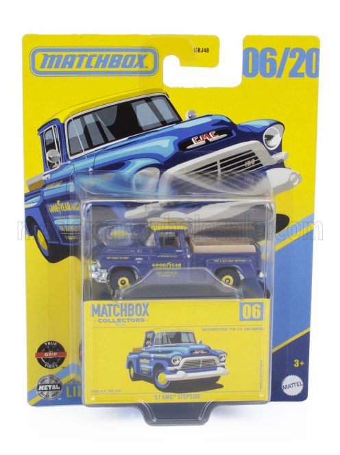 Mattel Hot Wheels - GMC STEPSIDE PICK-UP 1957 BLUE