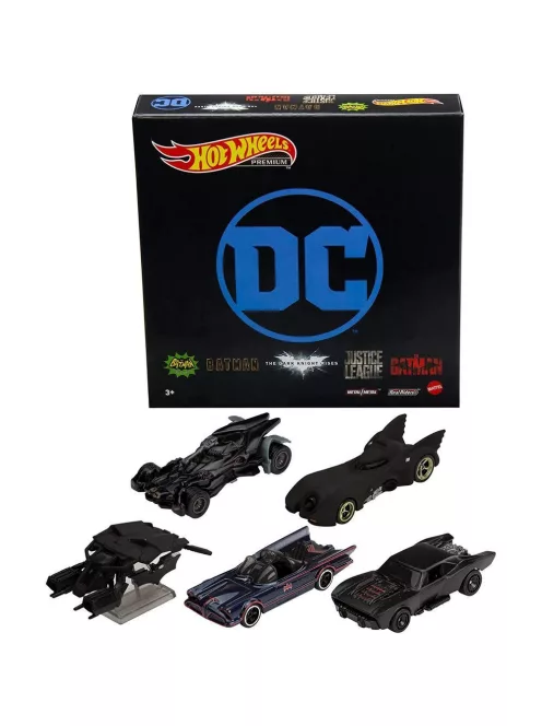 Mattel Hot Wheels - 5-Car Set Batman Batmobile