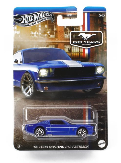 Mattel Hot Wheels - FORD USA MUSTANG 2+2 FASTBACK 1965 BLUE