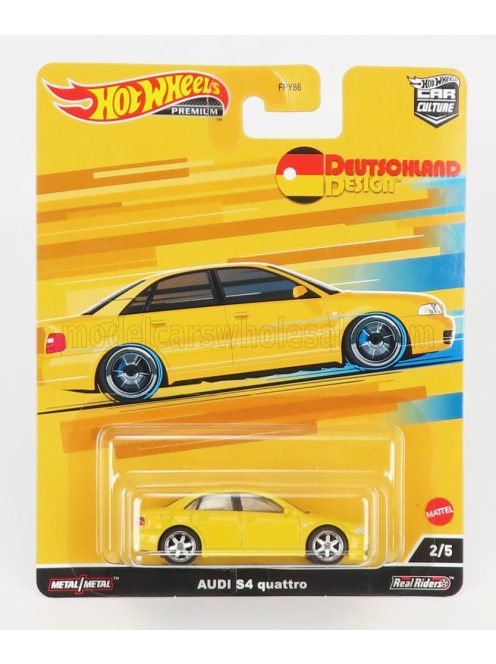 Mattel Hot Wheels - AUDI A4 S4 2006 YELLOW