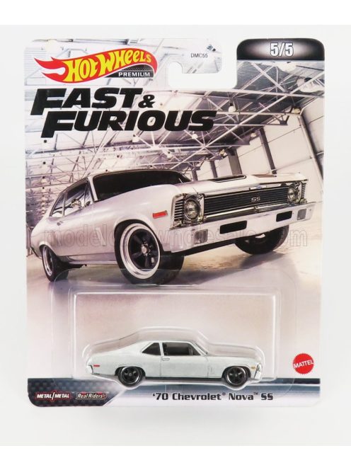 Mattel Hot Wheels - CHEVROLET NOVA SS COUPE 1970 - FAST & FURIOUS SILVER