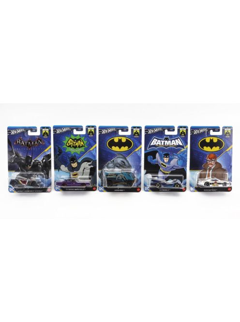 Mattel Hot Wheels - BATMAN SET ASSORTMENT 24 BATMAN CARS PIECES VARIOUS