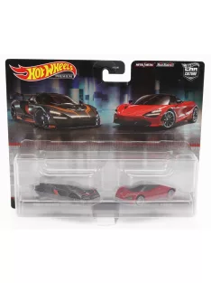   Mattel Hot Wheels - McLAREN SET 2X SENNA 2019 + 720S 2019 RED BLACK GREY