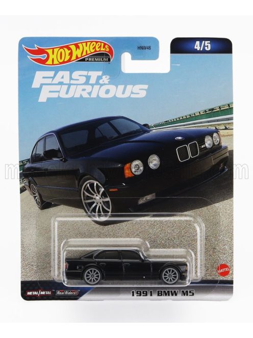 Mattel Hot Wheels - BMW 5-SERIES M5 (E34) 1991 - FAST & FURIOUS BLACK