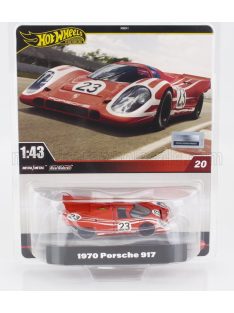   Mattel Hot Wheels - PORSCHE 917K 4.9L TEAM SALZBURG N 23 WINNER 24h LE MANS 1970 HANS HERRMANN - RICHARD ATTWOOD RED