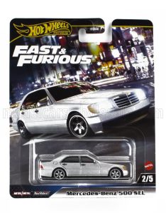   Mattel Hot Wheels - MERCEDES BENZ S-CLASS 500SEL 1998 - FAST & FURIOUS SILVER
