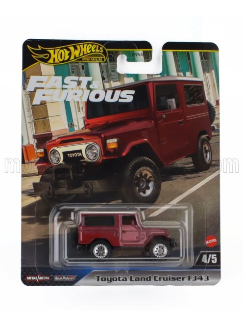 Mattel Hot Wheels - TOYOTA LAND CRUISER FJ43 1977 - FAST & FURIOUS RED