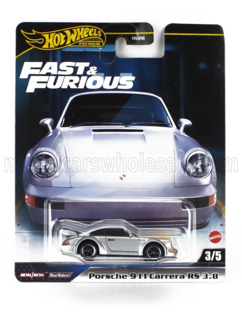 Mattel Hot Wheels - PORSCHE 911 930 CARRERA RS 3.8 COUPE 1978 - FAST & FURIOUS SILVER
