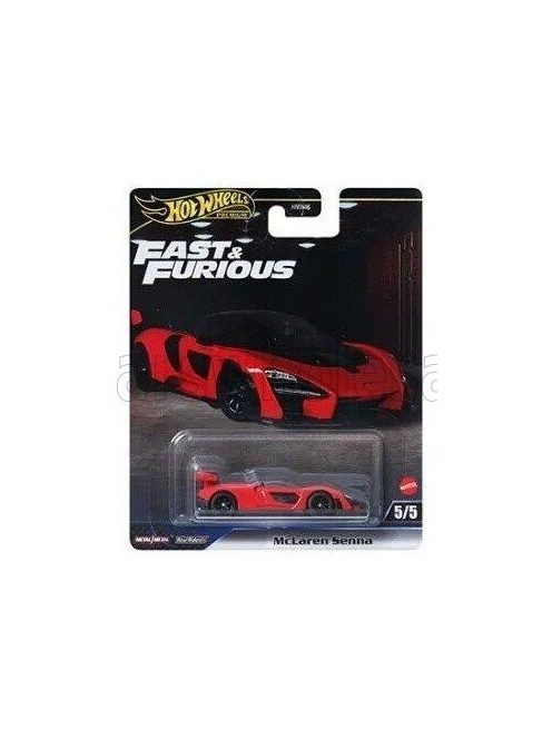 Mattel Hot Wheels - McLAREN SENNA 2018 - FAST & FURIOUS RED