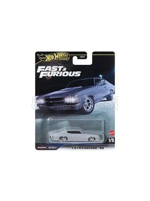 Mattel Hot Wheels - CHEVROLET CHEVELLE 454 SS 1970 - FAST & FURIOUS GREY