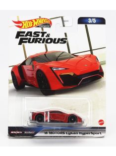   Mattel Hot Wheels - LYKAN DOM'S HYPERSPORT 2015 - FAST & FURIOUS 7 RED