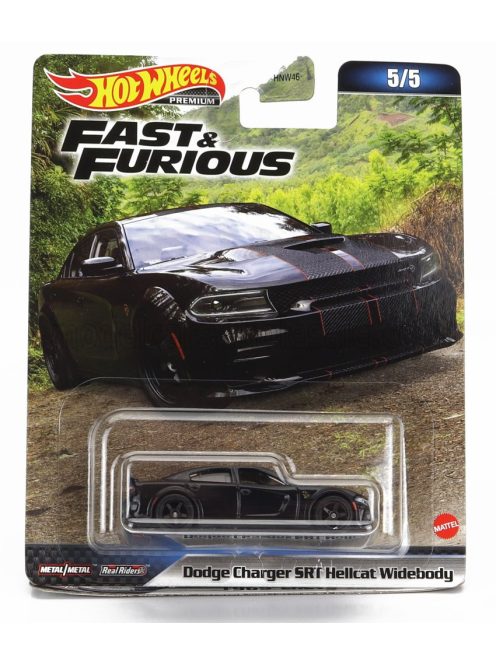 Mattel Hot Wheels - DODGE CHARGER SRT HELLCAT 2020 - FAST & FURIOUS 9 2021 BLACK