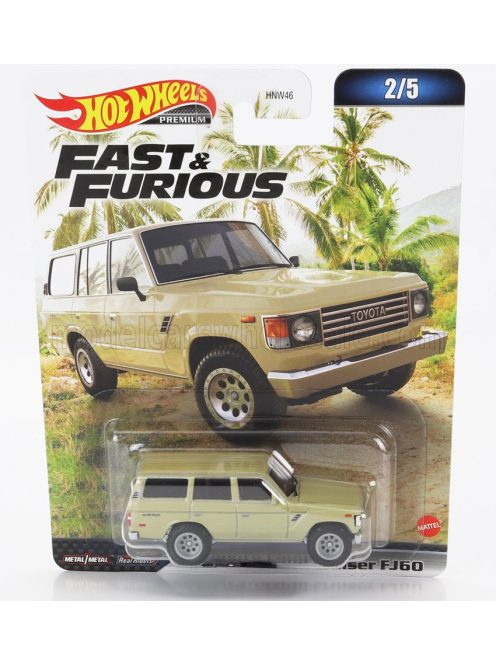 Mattel Hot Wheels - TOYOTA LAND CRUISER FJ60 1982 - FAST & FURIOUS BEIGE