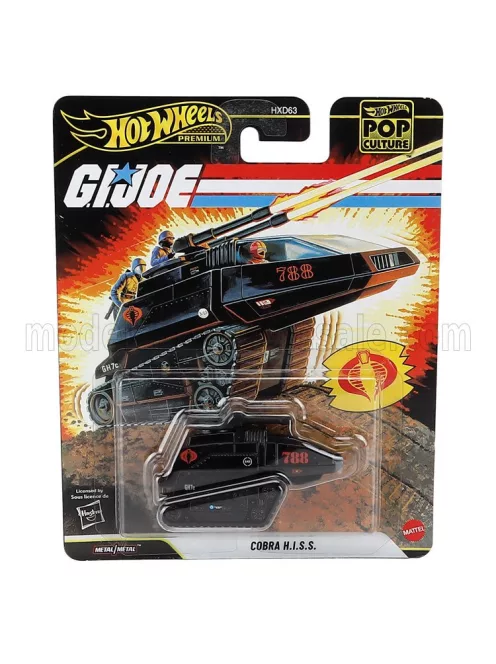 Mattel Hot Wheels - TANK COBRA H.I.S.S. - G.I.JOE - CM. 6.0 BLACK