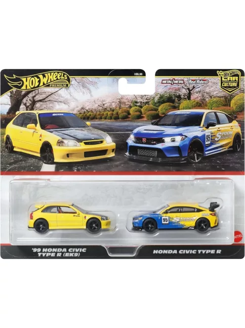 Mattel Hot Wheels - 1999 Civic Type R (EK9) and Honda Civic Type-R