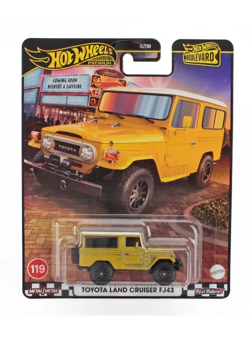 Mattel Hot Wheels - TOYOTA LAND CRUISER FJ43 1977 YELLOW