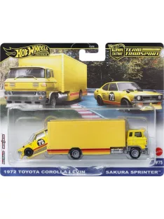   Mattel Hot Wheels - 1972 Toyota Corolla Levin and Sukura Sprinter truck Team Transport series