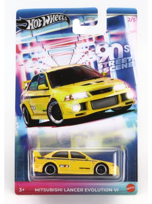 Mattel Hot Wheels - MITSUBISHI LANCER EVOLUTION VI 2012 YELLOW