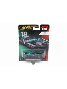   Mattel Hot Wheels - ASTON MARTIN F1 AMR25 TEAM ARAMCO COGNIZANT N 18 SEASON 2025 LANCE STROLL GREEN BLACK