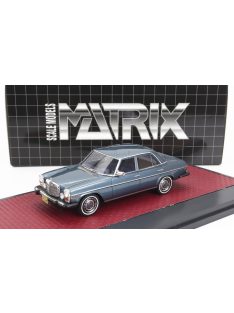   Matrix Scale Models - MERCEDES BENZ 300D (W115) USA VERSION 1976 BLUE MET
