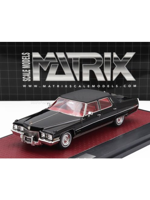 Matrix Scale Models - CADILLAC FLEETWOOD SIXTY BROUGHAM 1972 BLACK