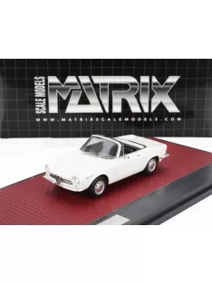   Matrix Scale Models - ALFA ROMEO GIULIA GT CABRIOLET SPIDER PROTOTIPO 1963 WHITE