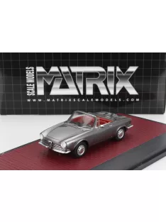   Matrix Scale Models - ALFA ROMEO GIULIA GT CABRIOLET SPIDER PROTOTIPO 1963 GREY MET