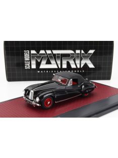   Matrix Scale Models - ASTON MARTIN 2-L SPORTS SPIDER CABRIOLET CLOSED 1949 BLACK