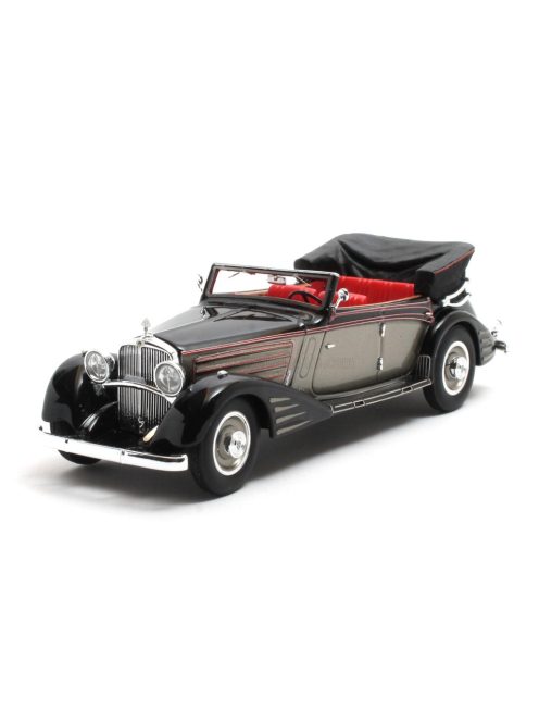 Matrix Scale Models - MAYBACH ZEPPELIN DS8 CABRIOLET OPEN 1934 BLUE GREY