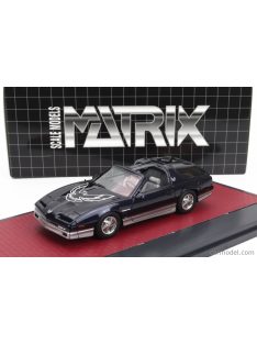   Matrix Scale Models - PONTIAC FIREBIRD TRANS AM TYPE K KAMMBACK CONCEPT PROTOTYPE 1985 BLUE SILVER