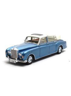   Matrix Scale Models - ROLLS ROYCE PHANTOM VI LANDAULETTE SEMICONVERTIBLE OPEN 1973 LIGHT BLUE WHITE