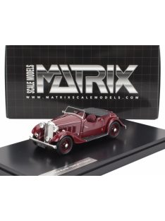   Matrix Scale Models - ROVER 12hp (P1) TOURER CABRIOLET OPEN 1934 BORDEAUX